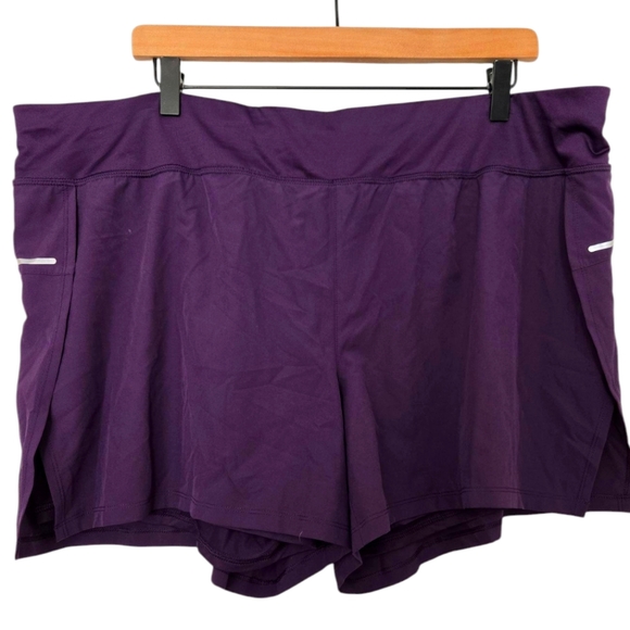 Avia Womens Purpla Athletic Shorts size Xxxl - Picture 1 of 3